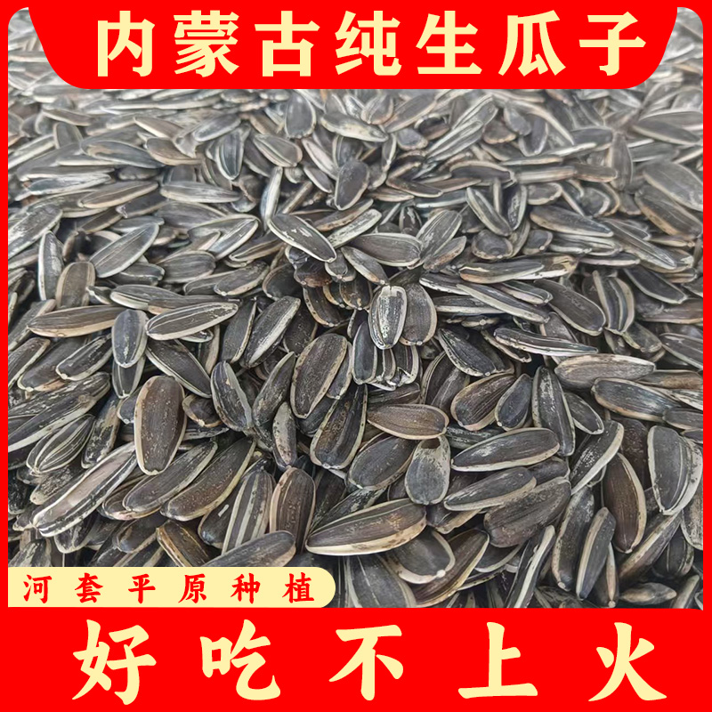 新货内蒙古花皮花脸葵花籽生瓜子大包装大颗粒工厂直销直发