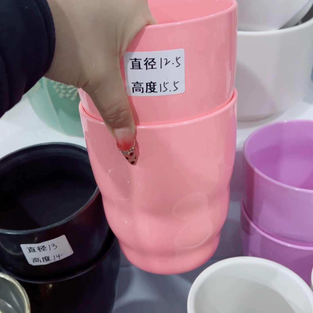 有孔，陶瓷花盆满10米包邮发货