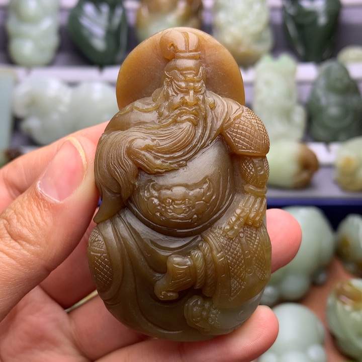 未镶嵌和田玉把件水**溪