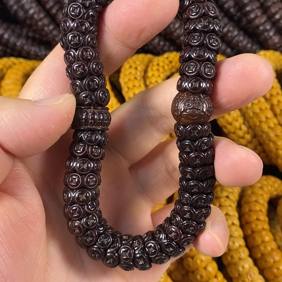 紫金鼠手串配饰钱币13