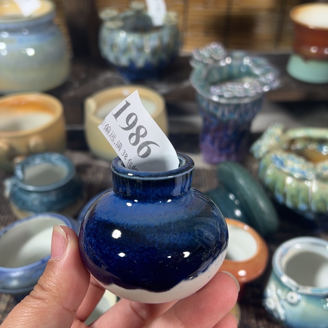 红陶景德镇手工花盆
