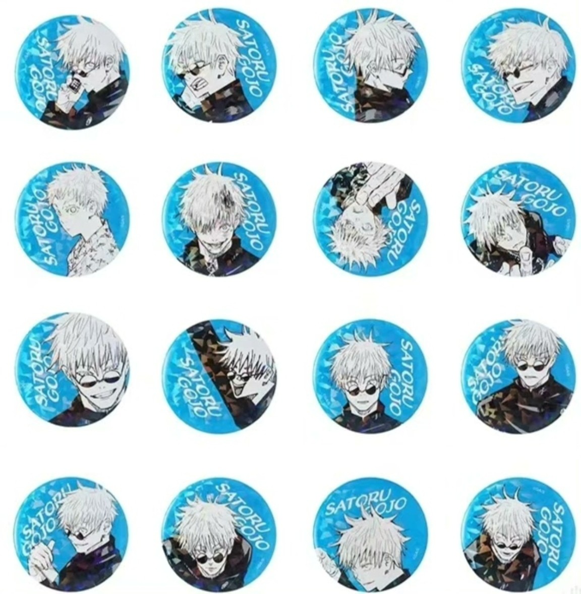 【拆盒】咒术回战 五条受注闪系列吧唧 徽章盲盒 直播代拆