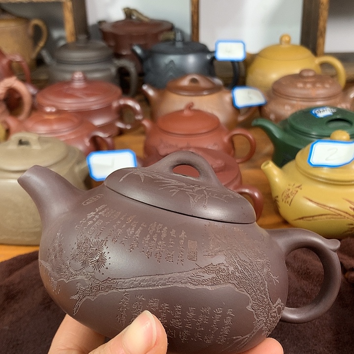 紫砂茶壶紫砂微瑕