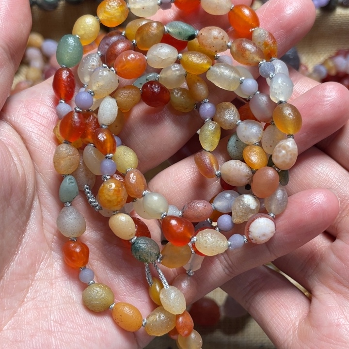 玛瑙/玉髓合金手链