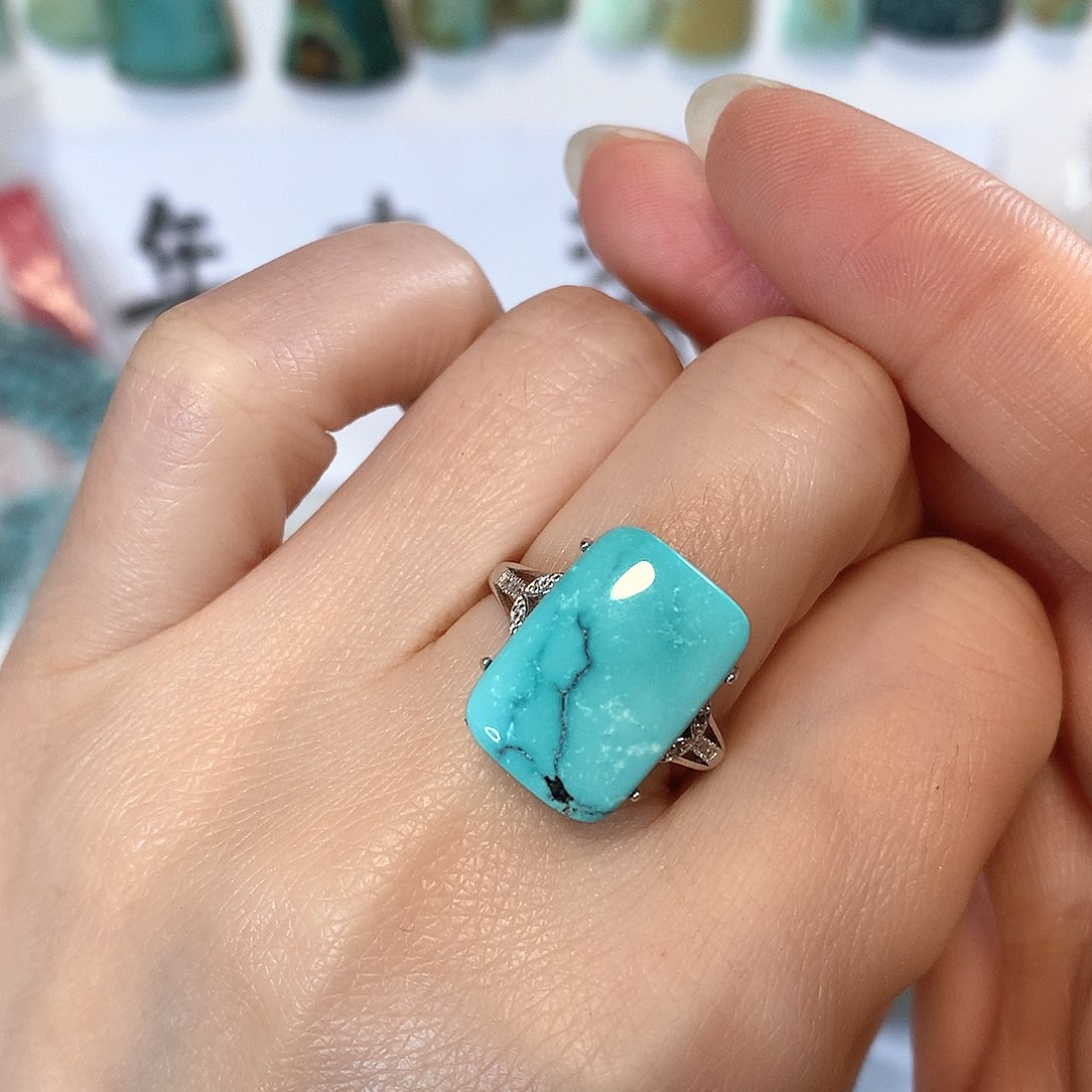 绿松石珠宝奇石未镶嵌