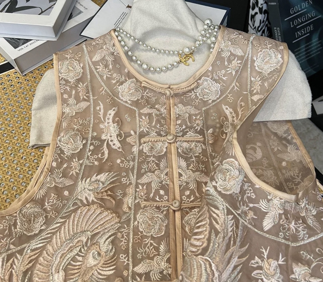 【吉象传承】春季新款重磅百搭马甲2025C1025—欧元