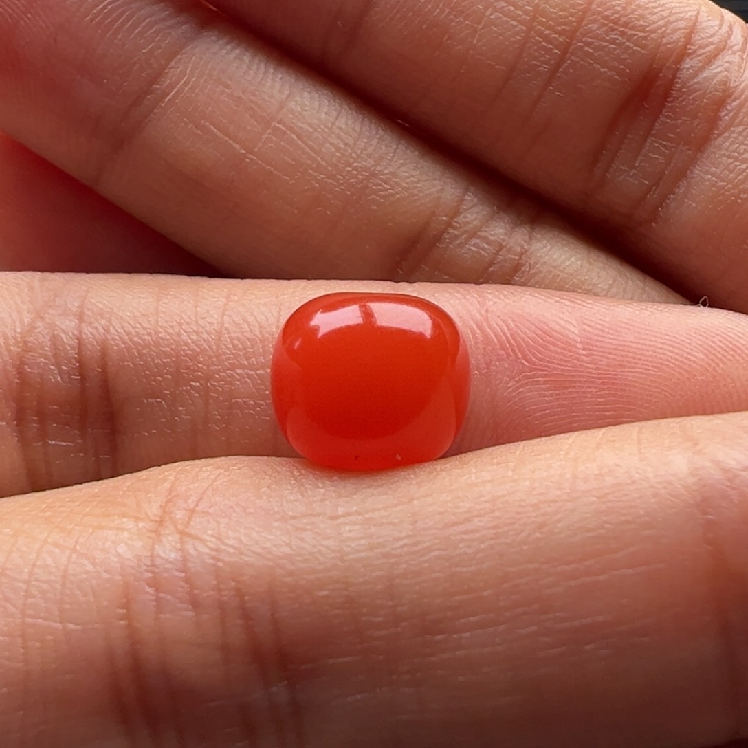 南红玛瑙老型10.3x9.0未镶嵌有裂