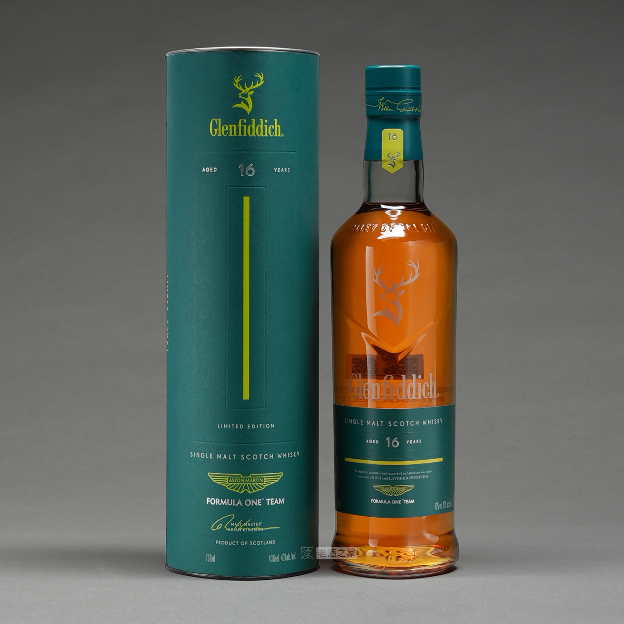 Glenfiddich/格兰菲迪阿斯顿马丁F1联名限量版16年单一麦芽威士忌