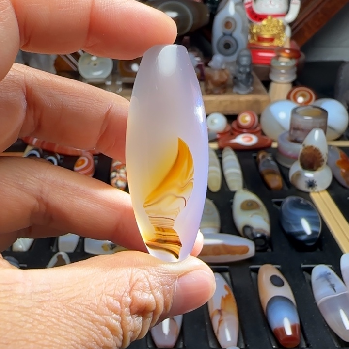 玛瑙/玉髓未镶嵌颈饰
