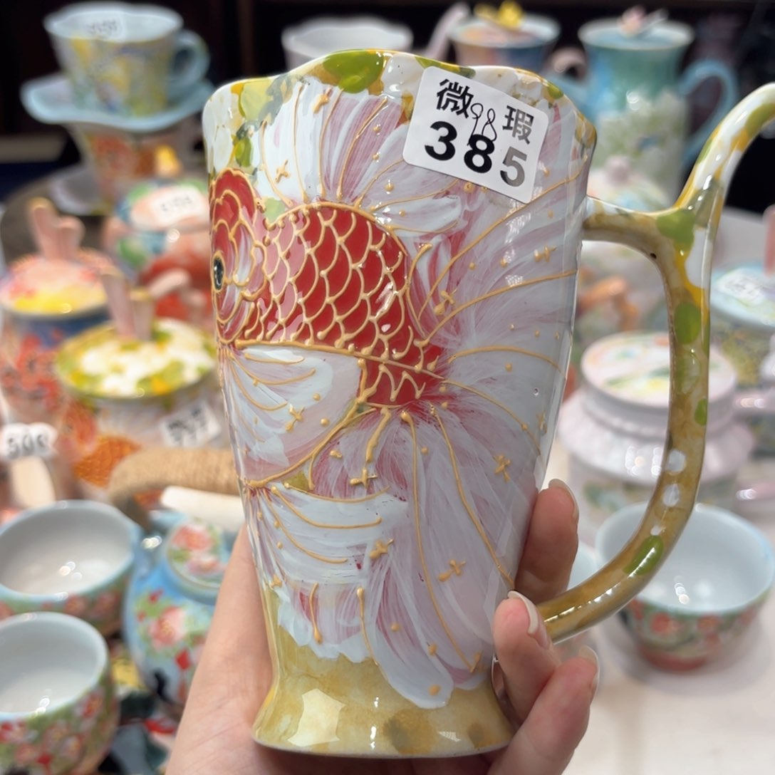 景德镇手绘高温釉下彩陶瓷茶具