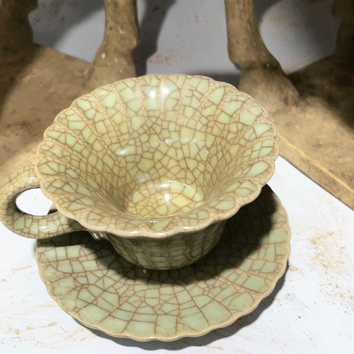 瓦当摆件摆件茶桌茶台陶瓷