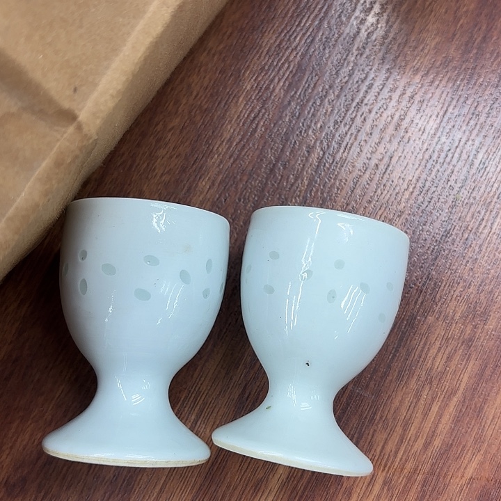 壶景德镇陶瓷高脚杯一对