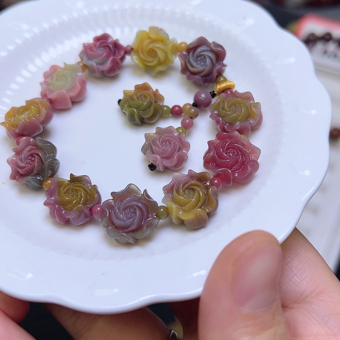 玛瑙/玉髓手链未镶嵌