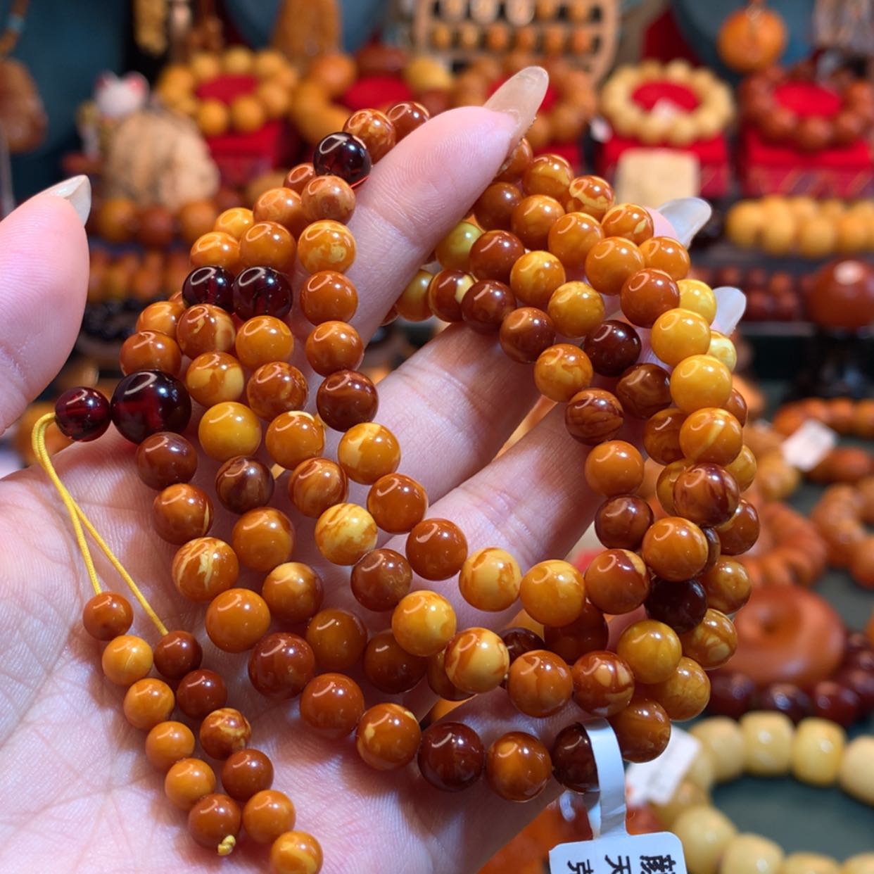 【闪购商品】蜜蜡手链未镶嵌蜜蜡手链