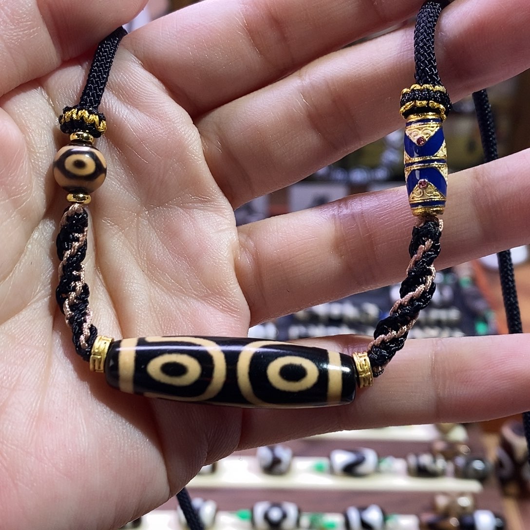 影***超玛瑙/玉髓合金颈饰