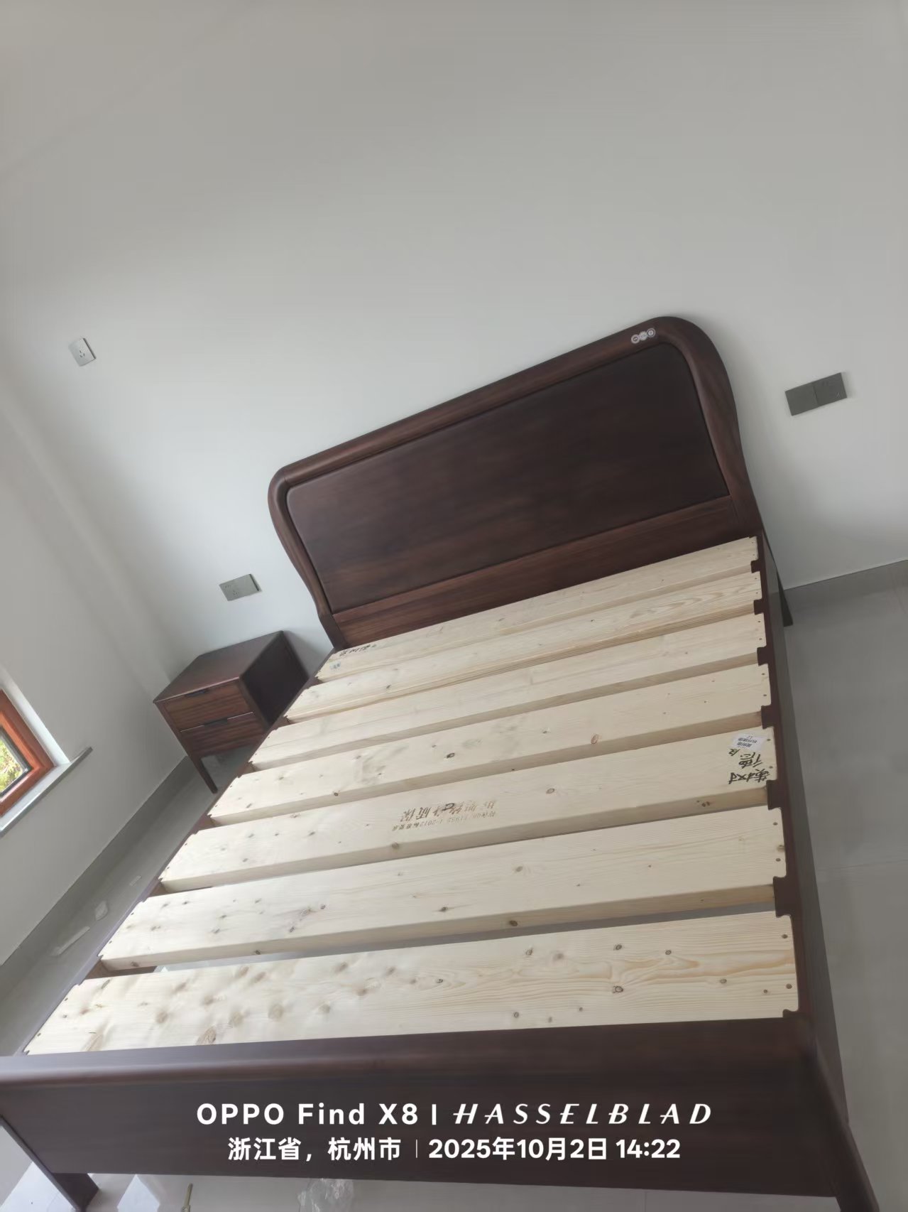 中式实木床家用婚床实木大床主卧1.8米次卧1.5米胡桃木床家用高档