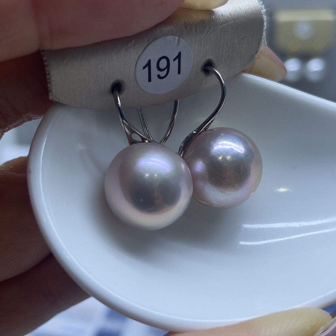 耳饰淡水珍珠银S925镶嵌