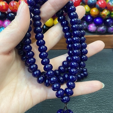 玛瑙未镶嵌手饰紫俱来108