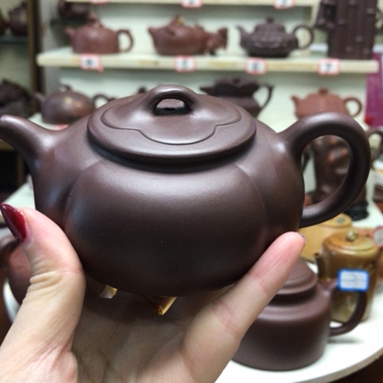 紫砂茶壶事事如意壶