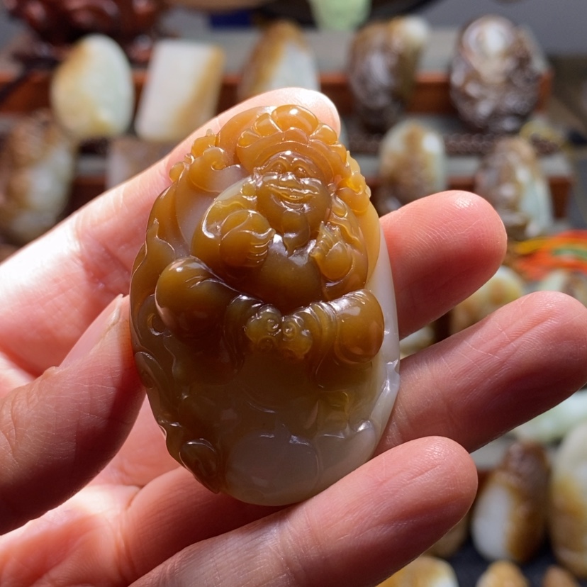 【闪购商品】和田玉财神未镶嵌