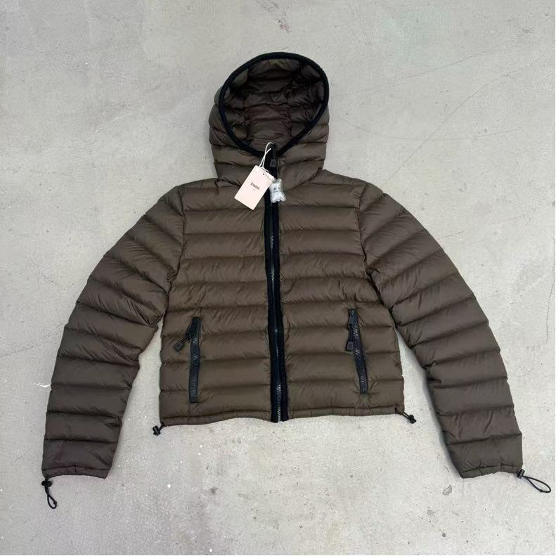 【轻奢】欧货白鹅绒韩系日常百搭排骨连帽羽绒服鹅绒服