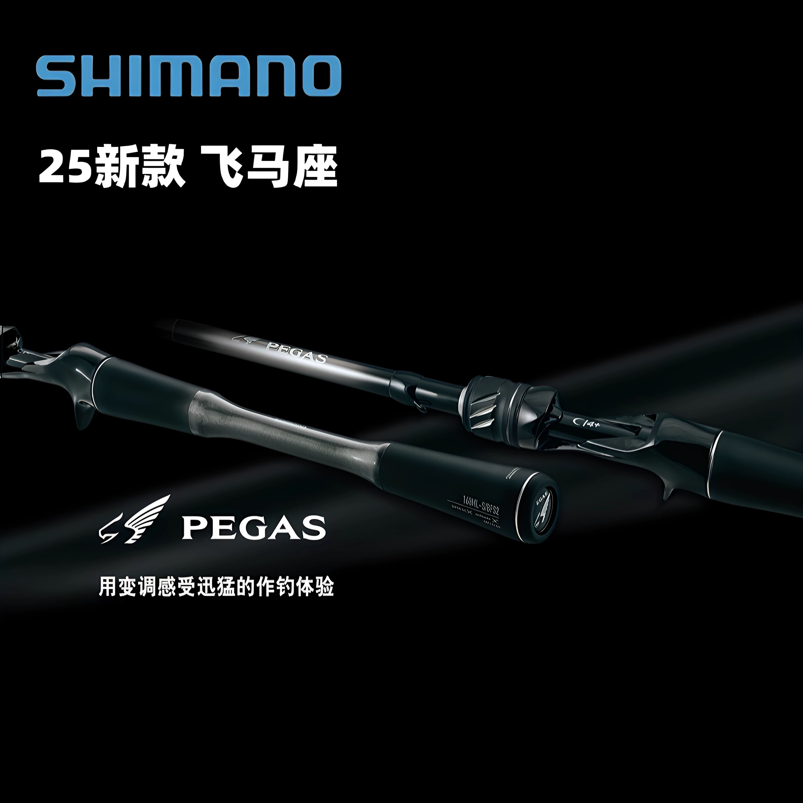 25款SHIMANO禧玛诺PEGAS飞马座路亚竿远投海鲈翘嘴鱼竿变调竿虫竿