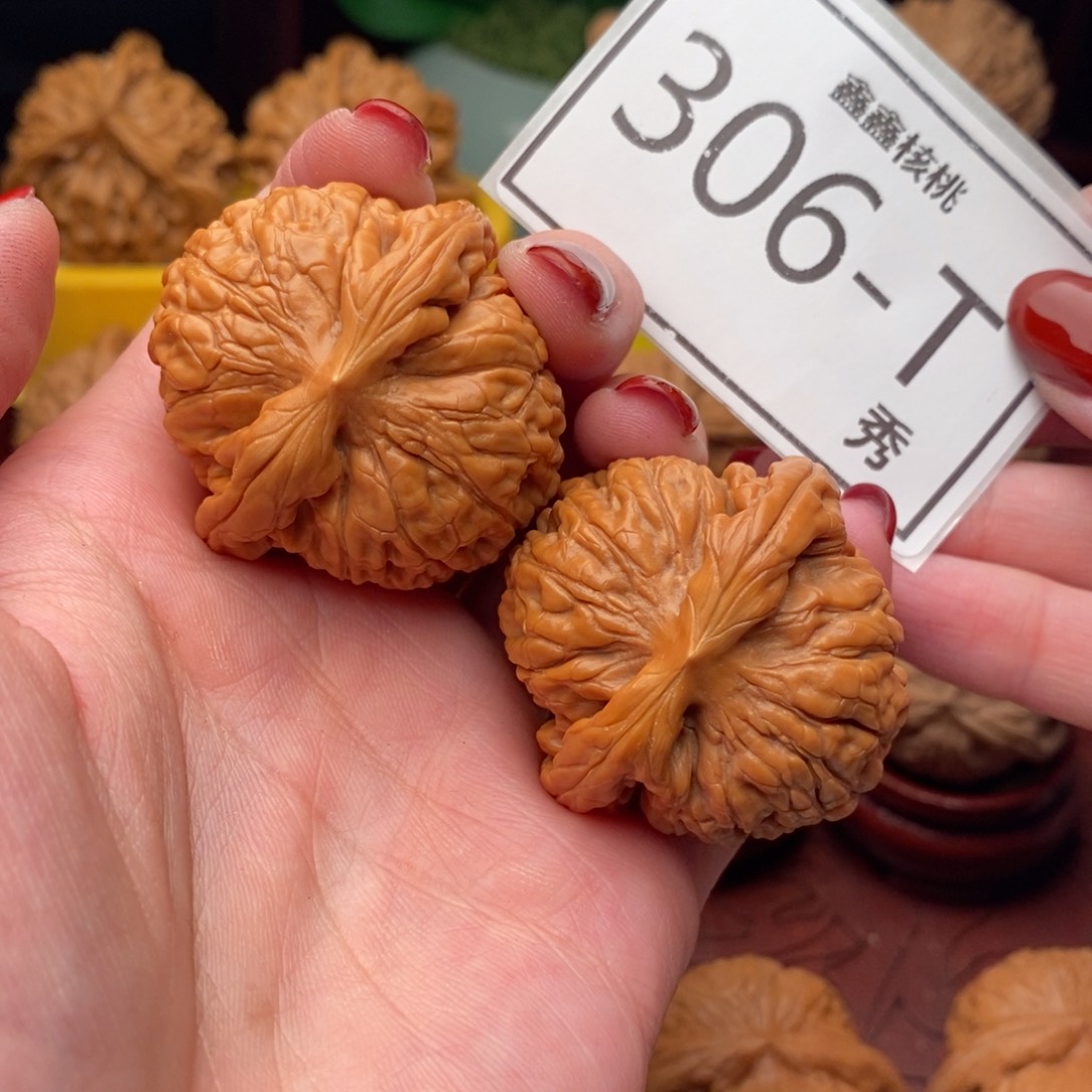 文玩核桃把件莲花40