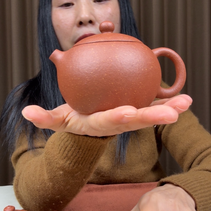 茶壶紫砂30目红绛坡西施240cc左右全手工完美品
