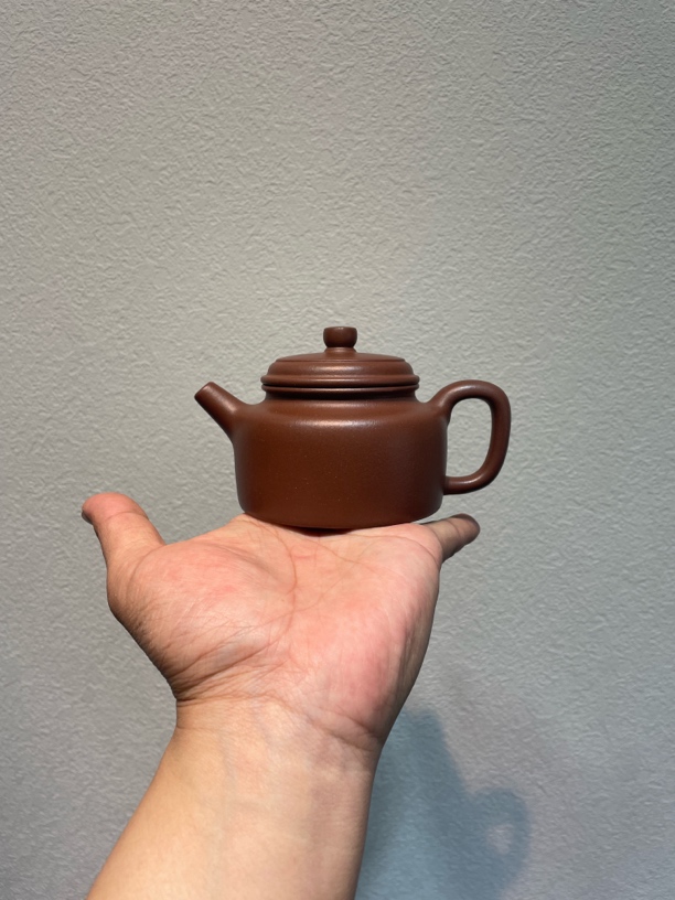 周雪姣全手工约200cc原矿底槽青德钟壶