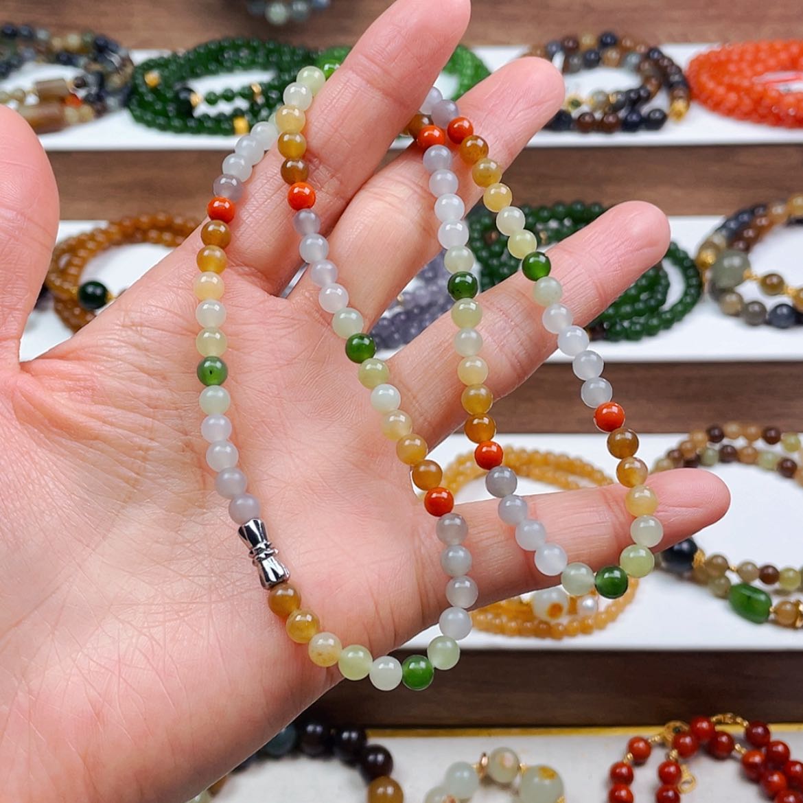 【闪购商品】和田玉未镶嵌手串