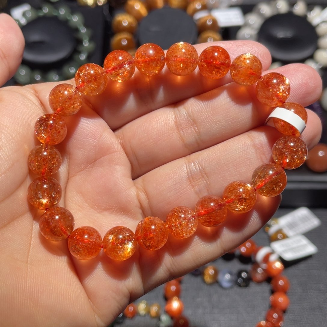 日光石手链未镶嵌淡*～金太阳9mm左右