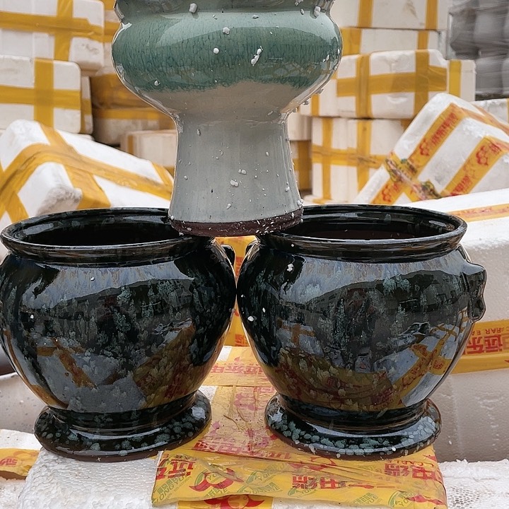 红陶宜兴紫砂花盆