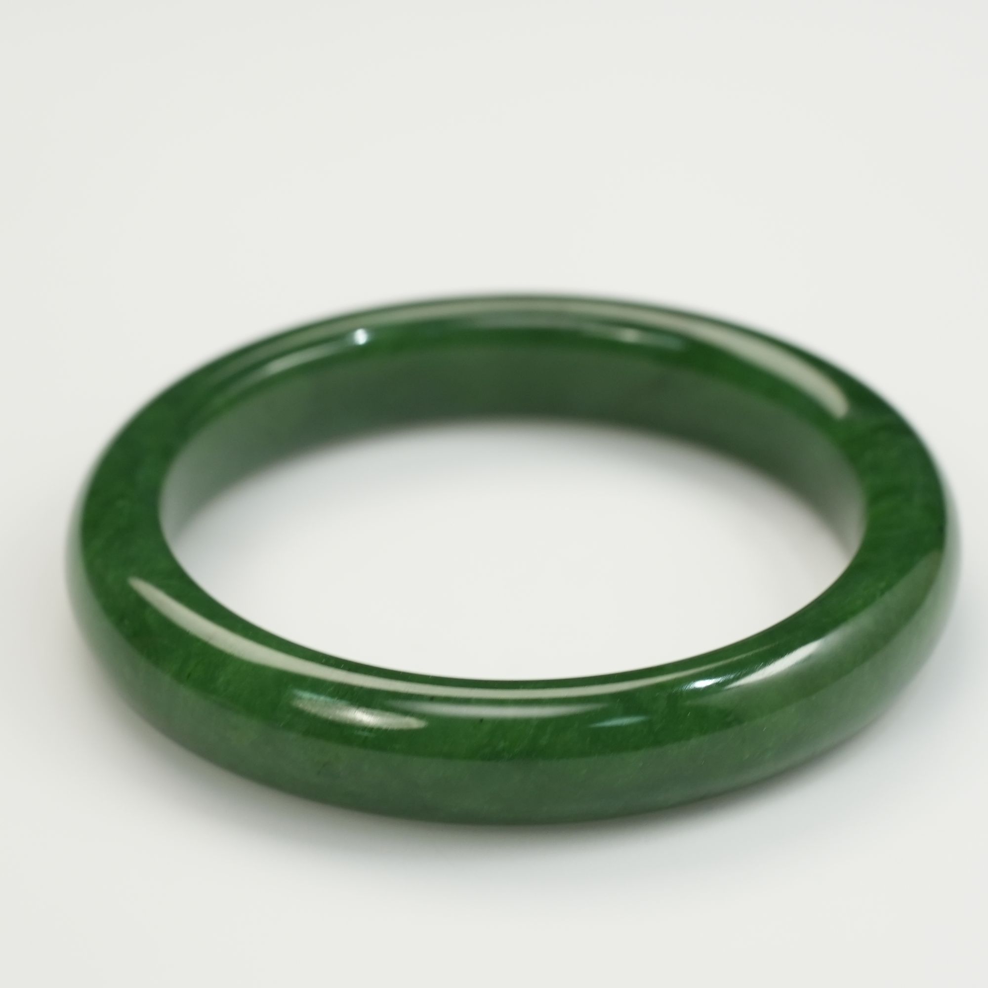 和田玉碧玉小黑点手镯JS-JSD1102SZB-多样性发其一