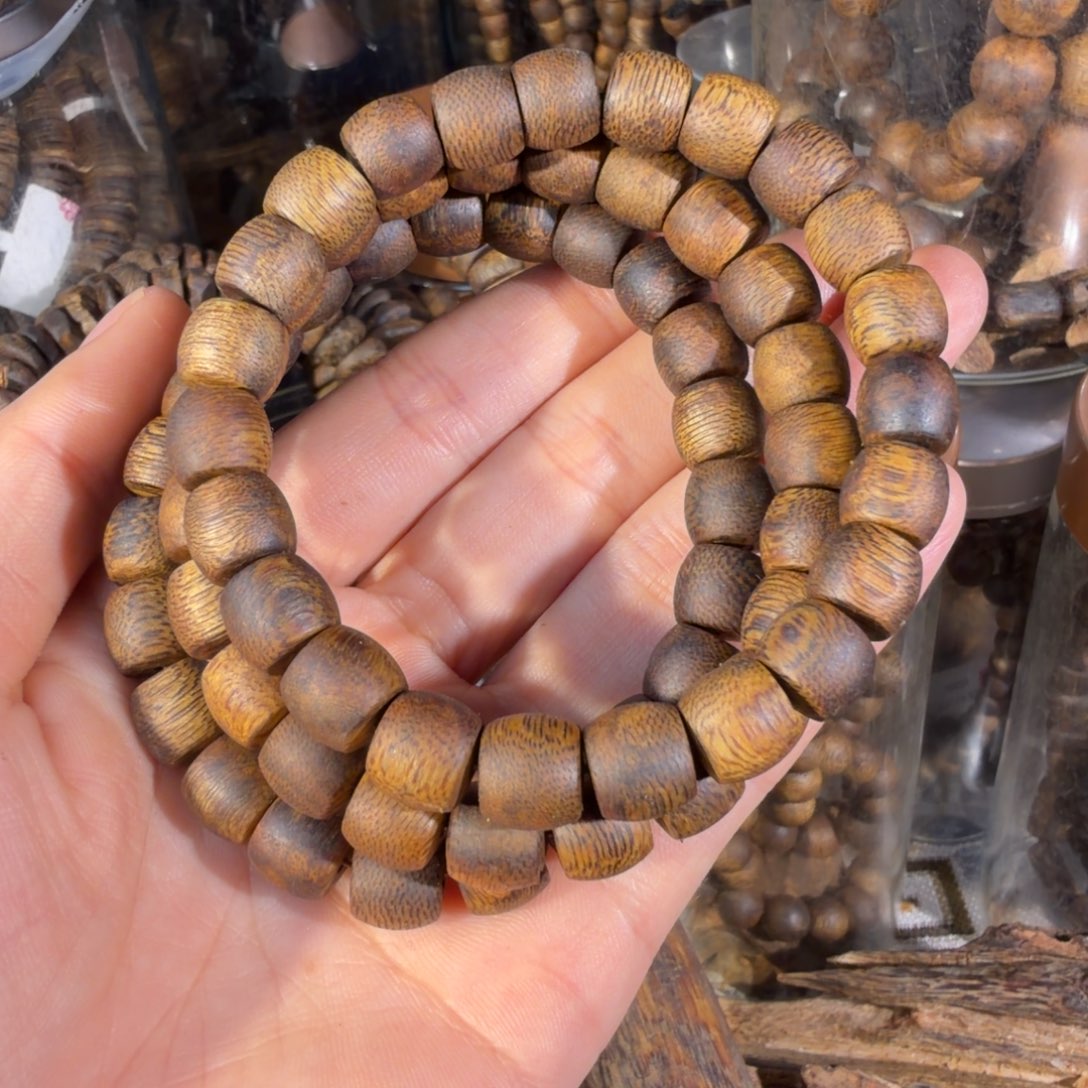 沉香沉香碎屑老型鼓珠卡九发一条