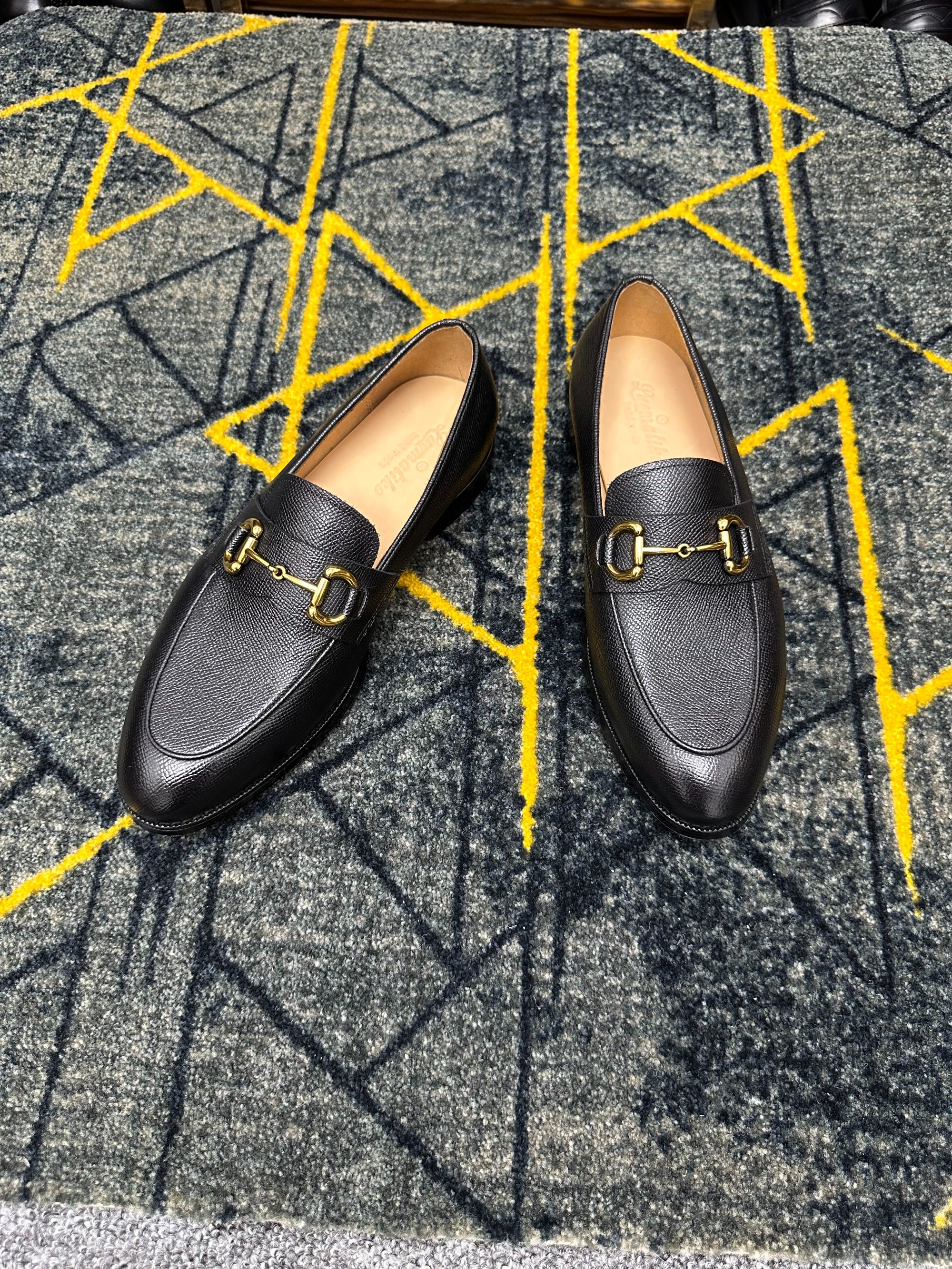 24328套脚皮鞋男马衔扣沉船皮手工牛皮琴底铜头真皮大底乐福鞋