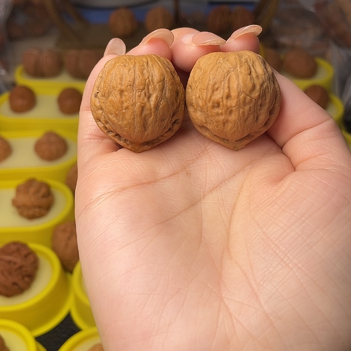 卷***儿文玩核桃吊坠元宝