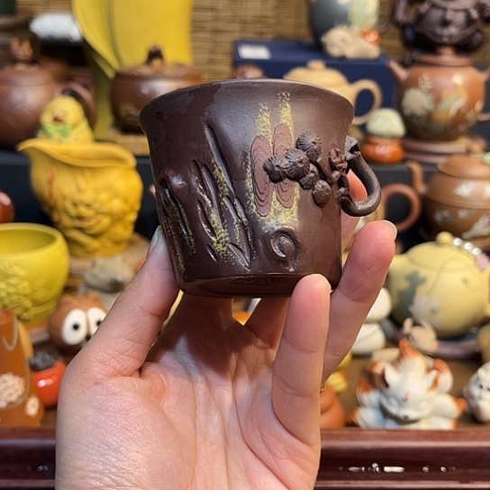 紫砂茶杯紫砂主人杯