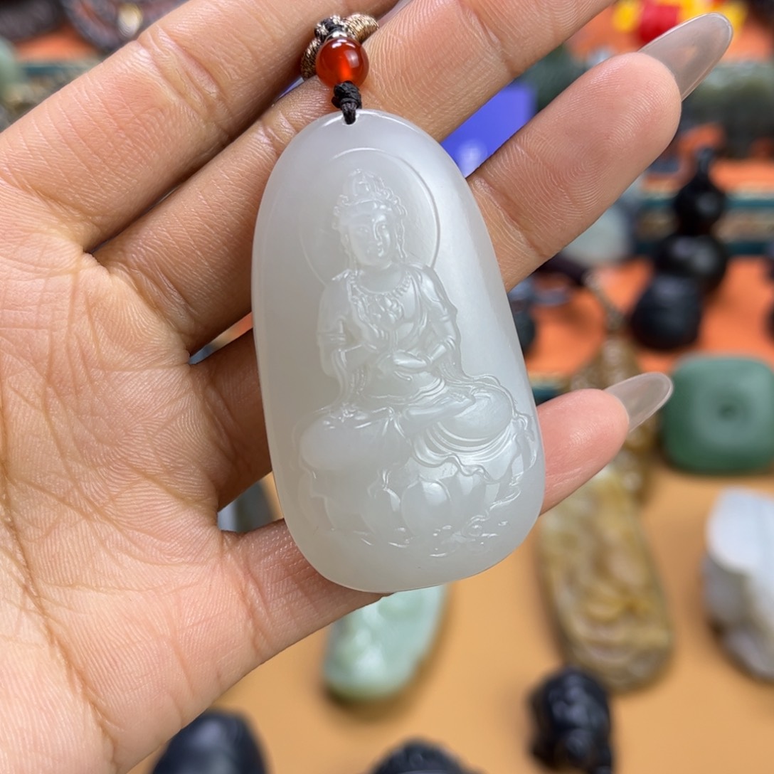 未镶嵌和田玉挂件༺****