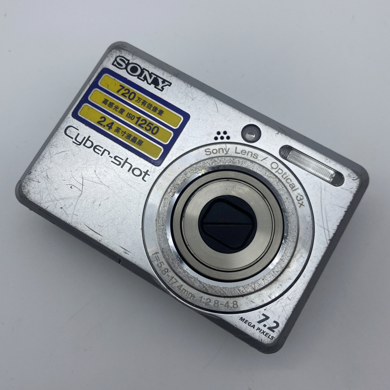 9新 Sony/索尼 DSC-S730 720w像素3x变焦 面包机 出片冷白皮 ccd