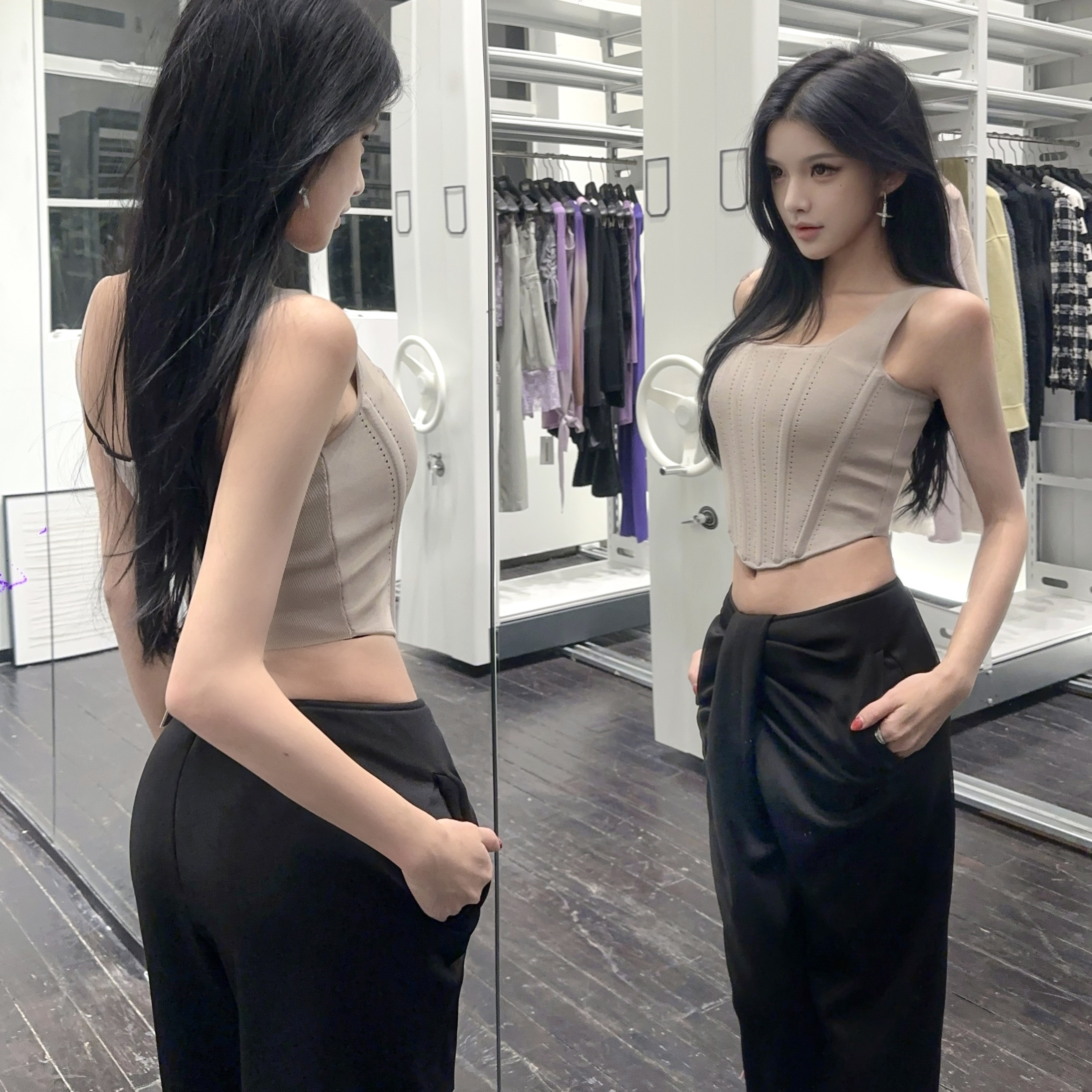 夏媛原创 加绒版本休闲裤