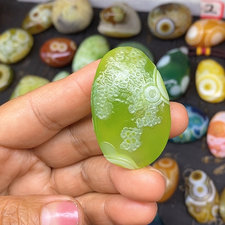 花眼玛瑙奇石饰品