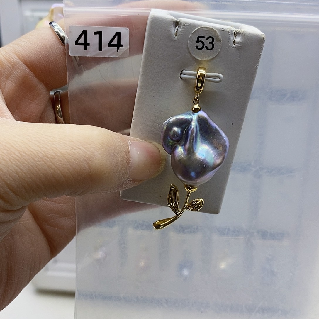 颈饰合金淡水珍珠