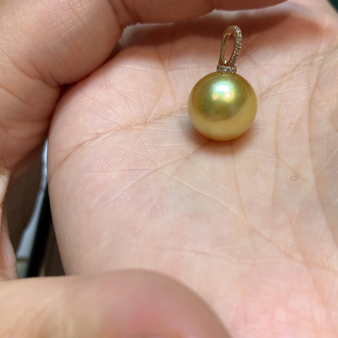 海水珍珠颈饰14K金镶嵌