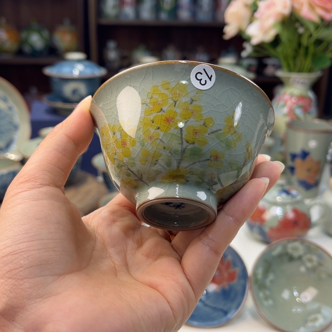 瓷片景德镇手工手绘陶瓷茶具