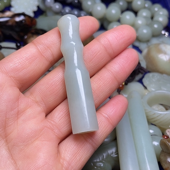 吊坠(不含链)未镶嵌和田玉故*晴