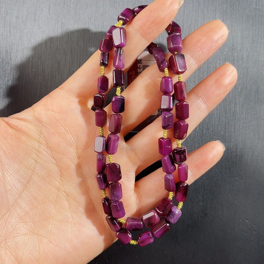 苏纪石（舒俱来）南非舒俱来老矿料项链k金未镶嵌