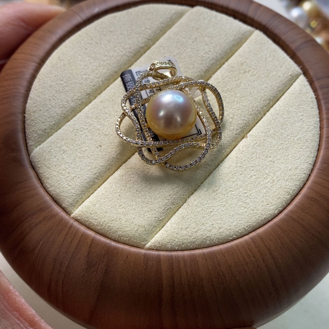 海水珍珠颈饰银S925镶嵌