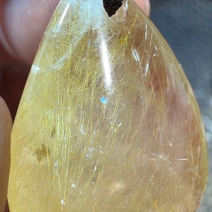 钛***母水晶颈饰未镶嵌我