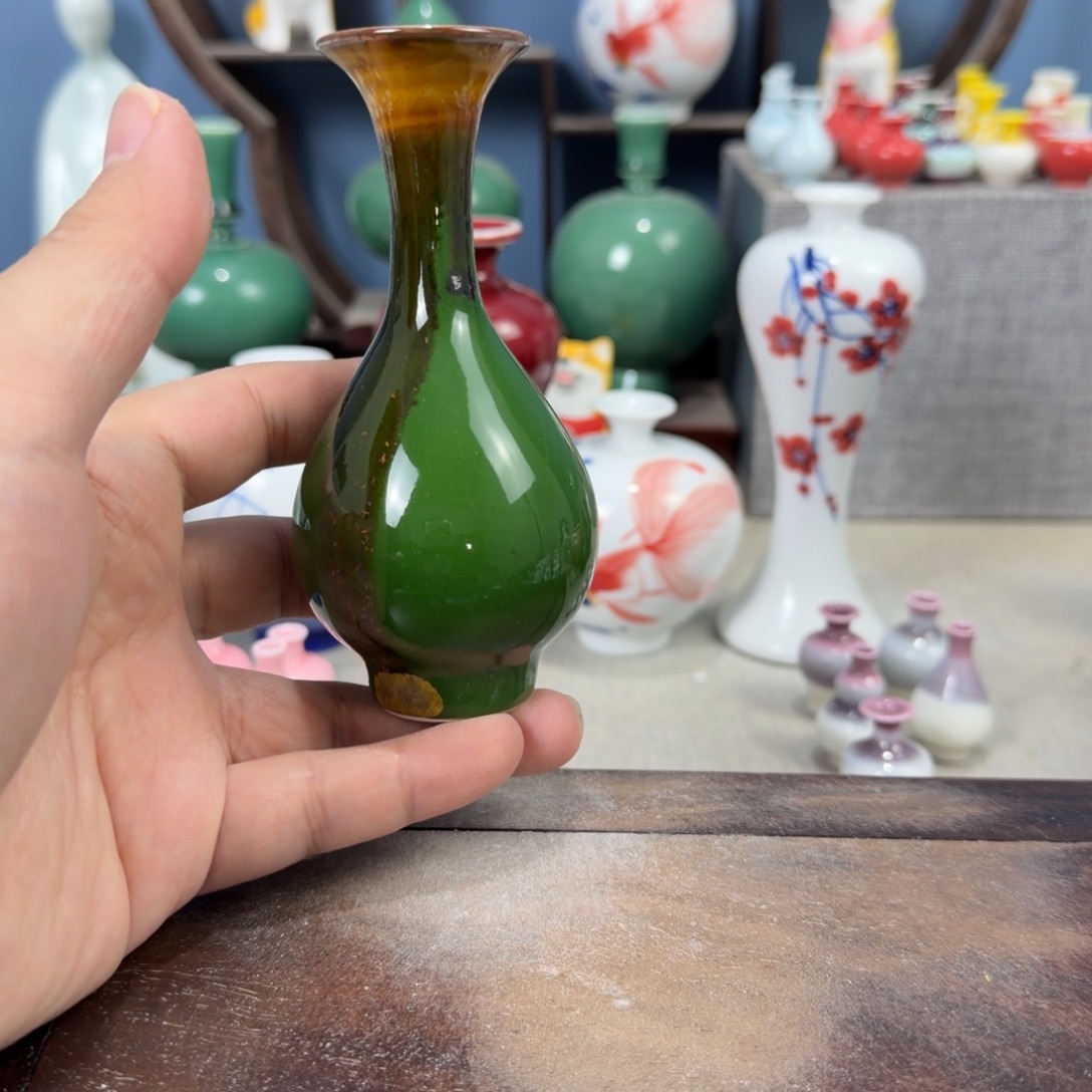 陶瓷手工小花器摆件