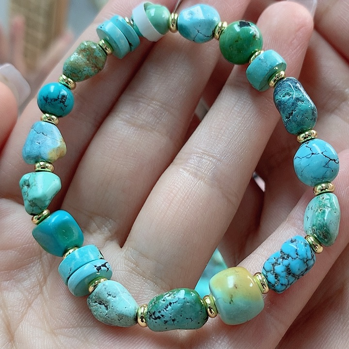 绿松石珠宝奇石未镶嵌